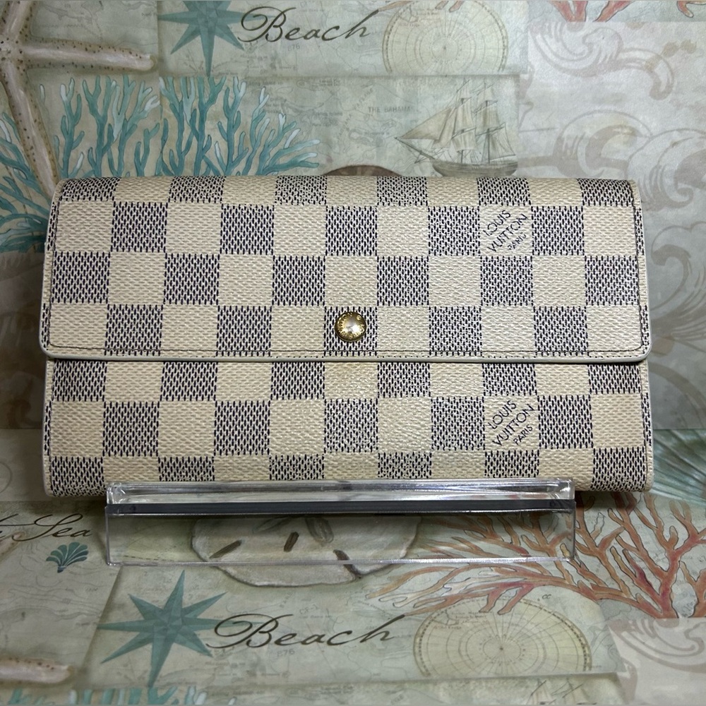 Louis Vuitton Damier Azur Sarah Wallet CA1113
